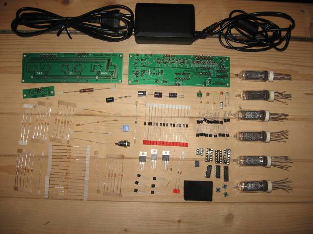 nixie-clock-parts
